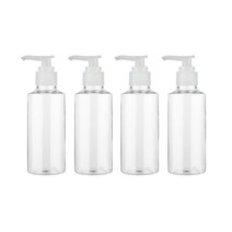 병도매닷컴 투명 주방디스펜서 AC100 + 투명마개, 100ml, 4세트