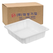 쿡앤락 일회용 실링용기 백색 1.5L 몸통, 400개입, 1개