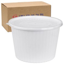 쿡앤락 사출 감자탕용기 특대 4.2L 백색 세트, 50개입, 1개