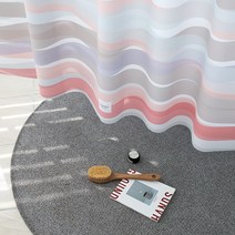 원세븐나인 멜로우블라섬 샤워커튼 리본, 1세트, 멀티(혼합)컬러