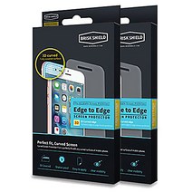 BRISKSHIELD 3D 곡면커버 스마트폰 액정보호필름, 2개입