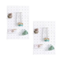 아리코 25kitchen 다목적 벽 마운트 선반 화이트, 2개