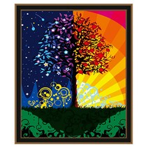 아이러브페인팅 DIY 명화그리기 40 x 50 cm, 행운의나무2