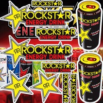 모터스티커 오토바이 튜닝 스티커 세트, 락스타2, 1세트