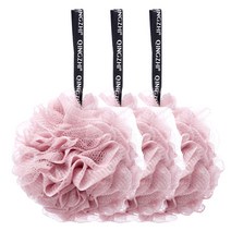 블럭마트 샤워타올, 핑크, 3개, 1개입