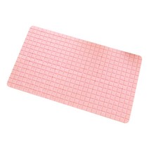 블럭마트 북유럽풍 욕실 미끄럼방지 매트 68 x 38 cm, 라이트핑크, 1개