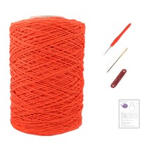 마마니트 동방면사 네트가방 DIY 세트, 330 오렌지, 1세트