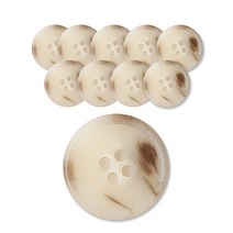 두양 패션포인트 소리아 무광단추 25mm, LBG, 10개입