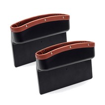 앤티스 차량용 사이드 틈새 좌석 포켓 2p, 브라운, 전차종