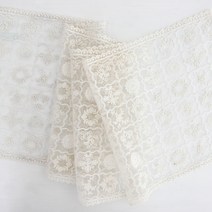 해피툴 G 스퀘어아이콘 레이스 러너매트, S(90 x 25 cm)
