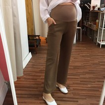 최신마미 임부 골지 와이드팬츠