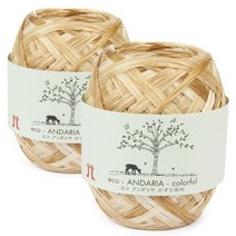 하마나카 에코 안다리아 컬러풀 뜨개실 2p, 227번 컬러풀, 80m