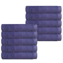 송월타월 뉴보더 코마40수 수건 170g, 퍼플블루, 10개