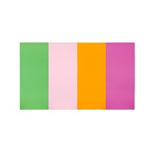 퍼니존 퍼니테라피 유아폴더매트 그린비비드시리즈5, 그린 + 베이비핑크 + 오렌지 + 핫핑크