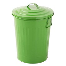 마켓비 CESTINO 휴지통 9.5L, 그린, 1개
