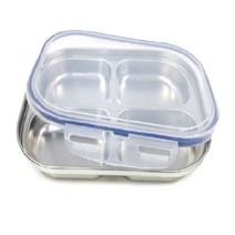 천성정밀 CS 304 스테인레스 4구 나눔접시 세트, 혼합 색상, 1세트