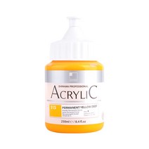 신한 아크릴물감 515 PERMANENT YELLOW DEEP, 250ml, 1색