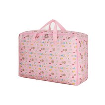 앤티스 손잡이형 이불 보관백 토끼 핑크 소형, 1개