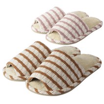 게티홈 커플 지압 거실화 테라피 오픈 스트라이프 2p, 여성(리치), 남성(커피), 2개