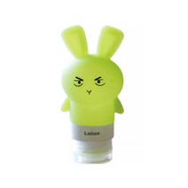 DM 알럽뷰 애니멀 실리콘 미니 공병 12 x 3.5 cm, 그린, 1개