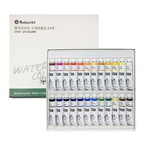 몽마르아트 수채화물감 세트, 12ml, 24색