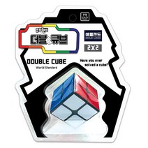 애들랜드 큐브랜드 2 x 2 더블큐브, 혼합 색상
