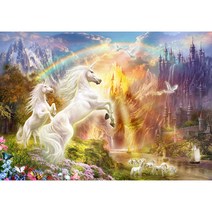 썬앤트리 썬셋 오브 유니콘 직소퍼즐 HP511, 500피스, 혼합 색상