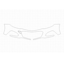 헥시스 쉐보레 크루즈 L 2018 PVC재질 BUMPER D형 범퍼 PPF보호필름, 1개