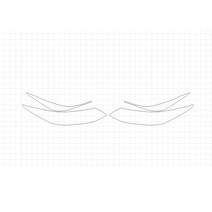 헥시스 쉐보레 크루즈 L 2018 PVC재질 HEADLIGHTS PPF보호필름, 1개