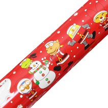 뽀로로 크리스마스 포장지, 눈적색, 1개