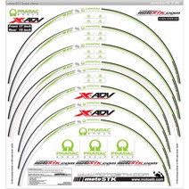 스텝원 모토스티커 혼다 X ADV 휠스티커, 프라막그린, 1세트