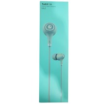 Tuddrom Mo2 Fashion Music 이어폰, Cyan