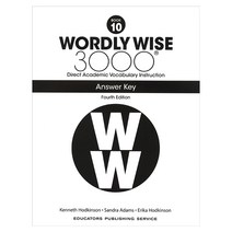 Wordly Wise 3000: Book 10 Answer Key (4/E), Educators Pub Service