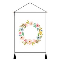 뮤엘 북유럽스타일 화환 인테리어 족자, ML24