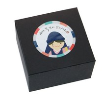 황씨네도시락 모던블랙상자 20p + 새해복 스티커 한복소년 20p, 혼합 색상, 1세트