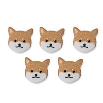 패션포인트 미니 자수 와펜 39 x 39 mm, 시바, 5개입