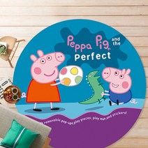 이지웜 원형쿠션 발매트, A-2