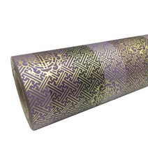 헬로우닝닝 종이 롤포장지 색동 53cm x 20M, 바이올렛, 1개