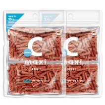 맥시 대용량 반려견 간식 800g, 치킨 져키 맛, 2개