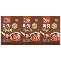 동원 떡볶이의신 짜장 떡볶이, 358g, 358ml, 3개