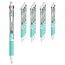 자바펜 제트3볼 볼펜 0.7mm, 민트, 12개입