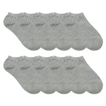 두발로싹스 여성용 멜란지 스니커즈 양말 10켤레