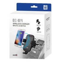 유니콘 차량용 무선충전 거치대 QC-W9, 혼합 색상, 1개