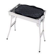 꾸버스 포터블그릴 바베큐 캠핑그릴 풀세트, 1세트