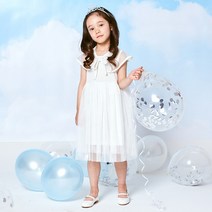 위시키즈 여아용 노방카라 원피스