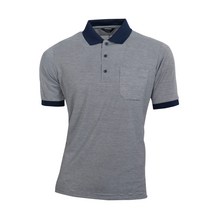 옥스피아골프 남성용 잔스트라이프 반팔 카라 티셔츠CTOP2043