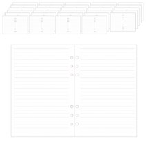 빅드림 꾸꾸까까 6공 다이어리 모던속지 라인노트 10p, 20매