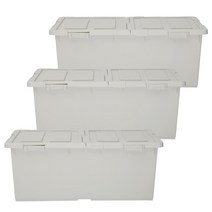 라이피스트 트레인 언더베드 리빙박스 높은형 3p, 아이보리