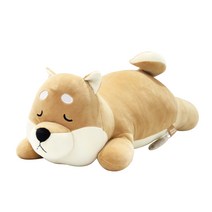 코지엔강아지 뉴시바 입체베개, 혼합 색상