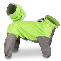 딩동펫 반려동물 올인원 우비, 그린